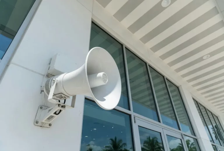Instalasi PA system speaker outdoor untuk area gedung dan industri di Semarang