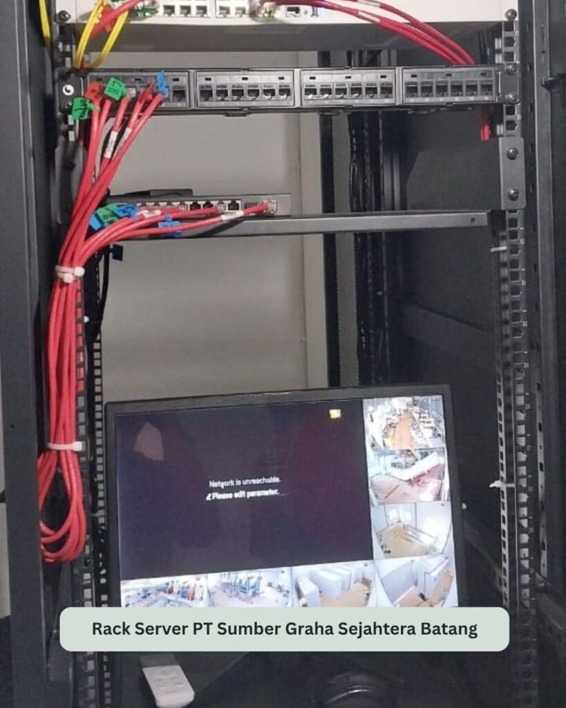 Rack server PT Sumber Graha Sejahtera Batang